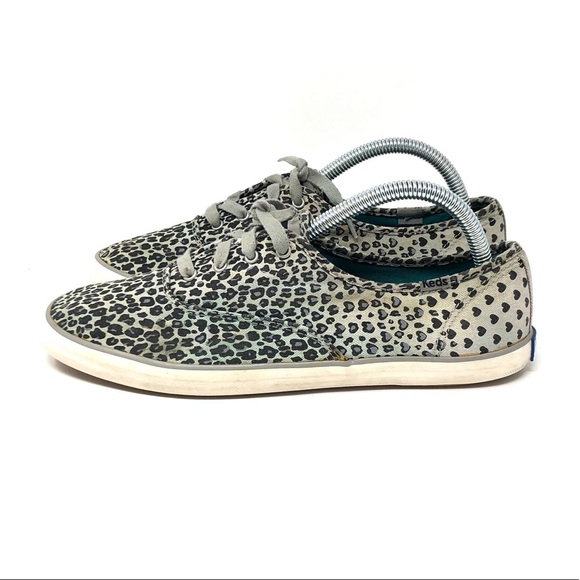 Ked’s Champion | Leopard Heart Gray 
Women’s 9 - Picture 3 of 7